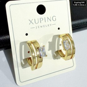 Сережки Xuping14К 10848 (1.6см)